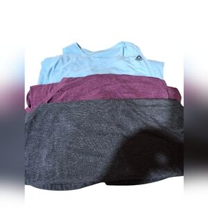 Women's Bundle Of 3 Reebok Tank Tops Trio - Blue, Purple, Gray Size‎ Extra Large